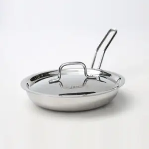 Chefle Trio-Cook Triply Frying Pan with stainless steel lid