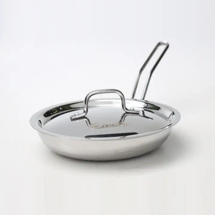 Chefle Trio-Cook Triply Frying Pan with stainless steel lid
