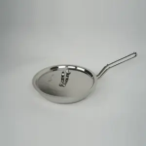Chefle Triply Frying Pan with lid, top view